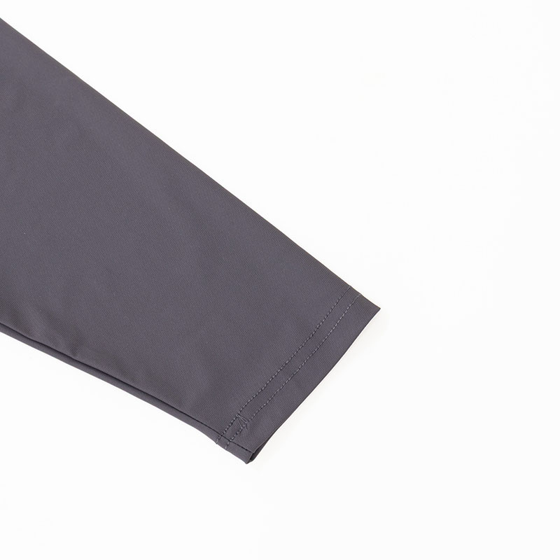 メンズ 冷感Tシャツ 長袖 チャコール