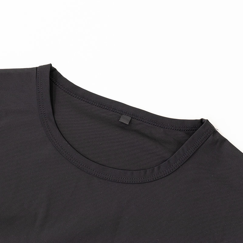メンズ 冷感Tシャツ 半袖 ブラック