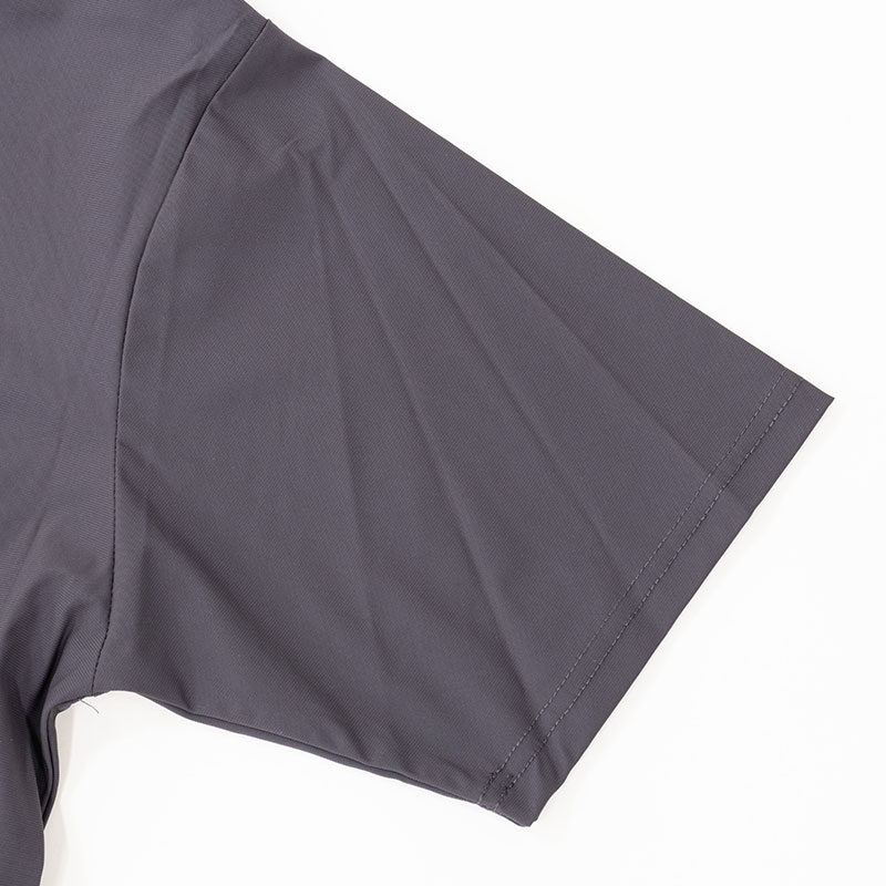 メンズ 冷感Tシャツ 半袖 チャコール