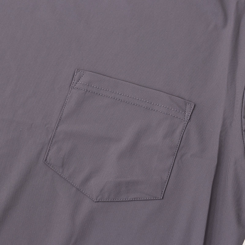 メンズ 冷感Tシャツ 半袖 チャコール