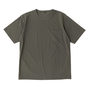 メンズ 冷感Tシャツ 半袖 カーキ