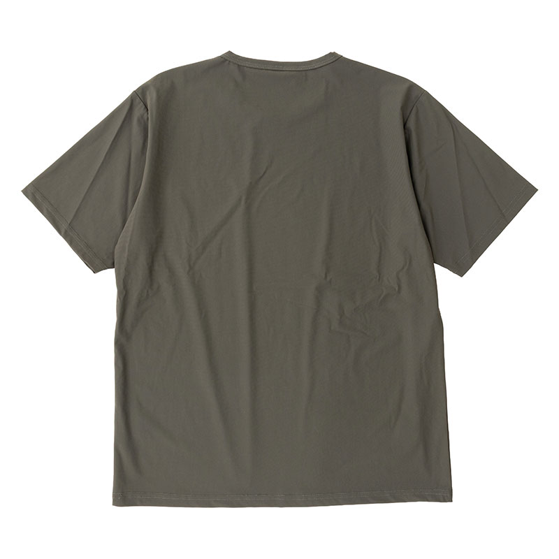 メンズ 冷感Tシャツ 半袖 カーキ