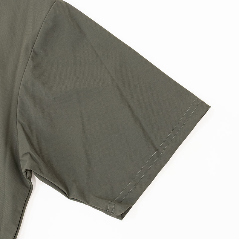 メンズ 冷感Tシャツ 半袖 カーキ