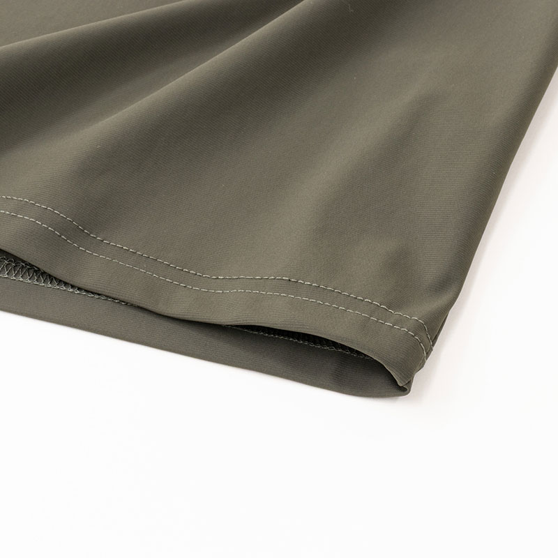 メンズ 冷感Tシャツ 半袖 カーキ