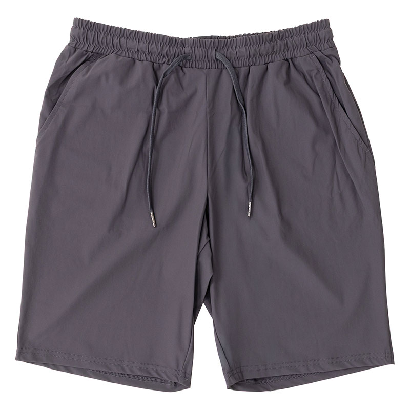 メンズ 冷感ハーフパンツ チャコール