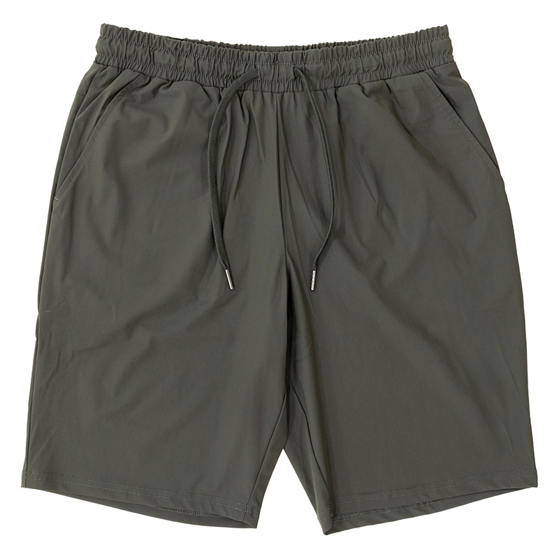 メンズ 冷感ハーフパンツ カーキ