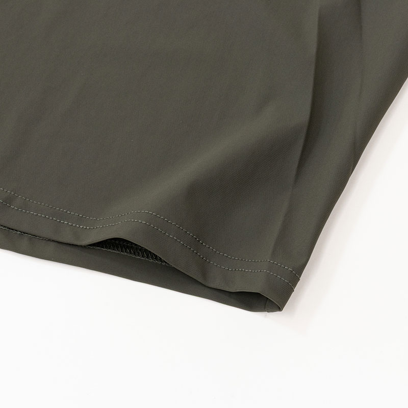 メンズ 冷感ハーフパンツ カーキ