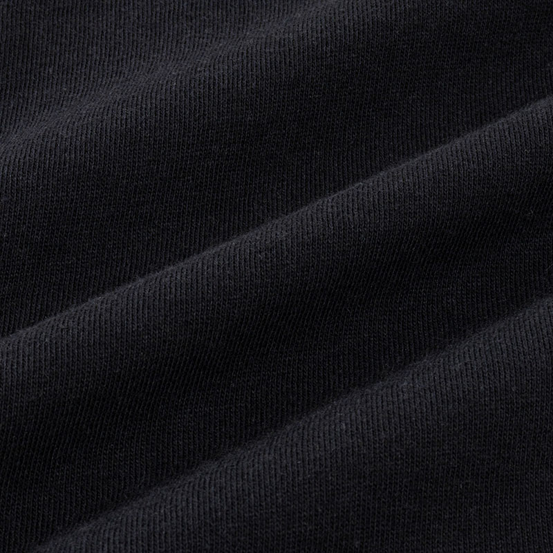 メンズ 綿100% インナー 半袖 丸首 ブラック