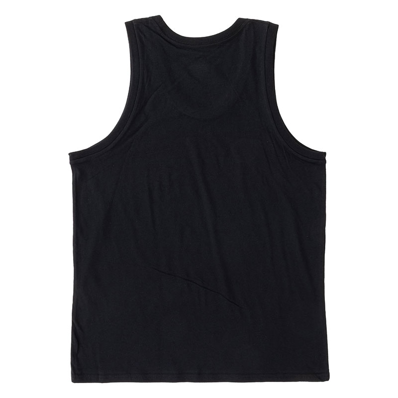 メンズ 綿100% インナータンクトップ ブラック