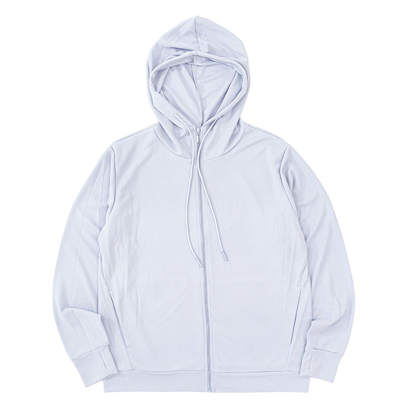 レディース UVメッシュパーカー サックス