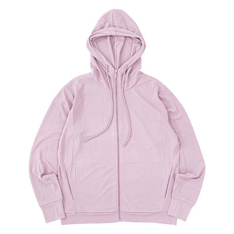 レディース UVメッシュパーカー ピンク