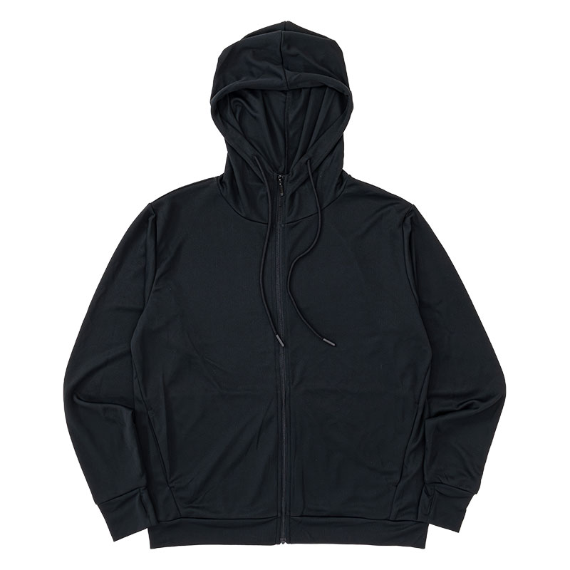 レディース UVメッシュパーカー ブラック