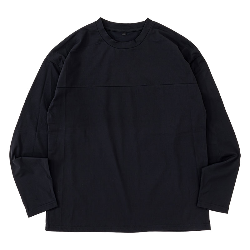 メンズ 通気速乾 Tシャツ 長袖 ブラック