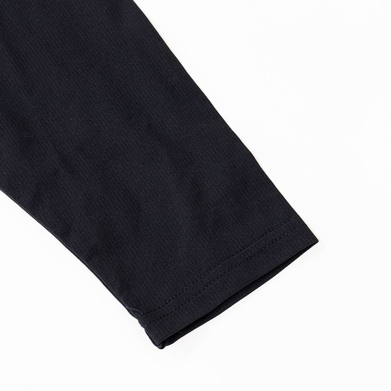 メンズ 通気速乾 Tシャツ 長袖 ブラック