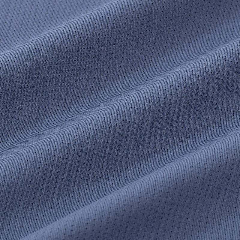 メンズ 通気速乾 Tシャツ 長袖 ネイビー