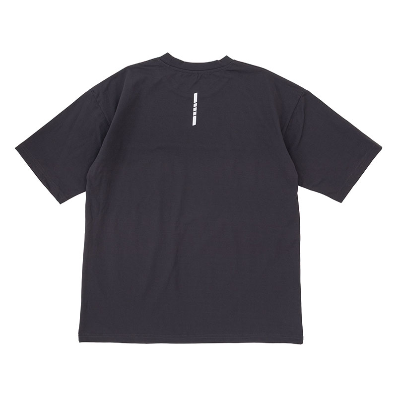 メンズ 通気速乾 Tシャツ 半袖 チャコール
