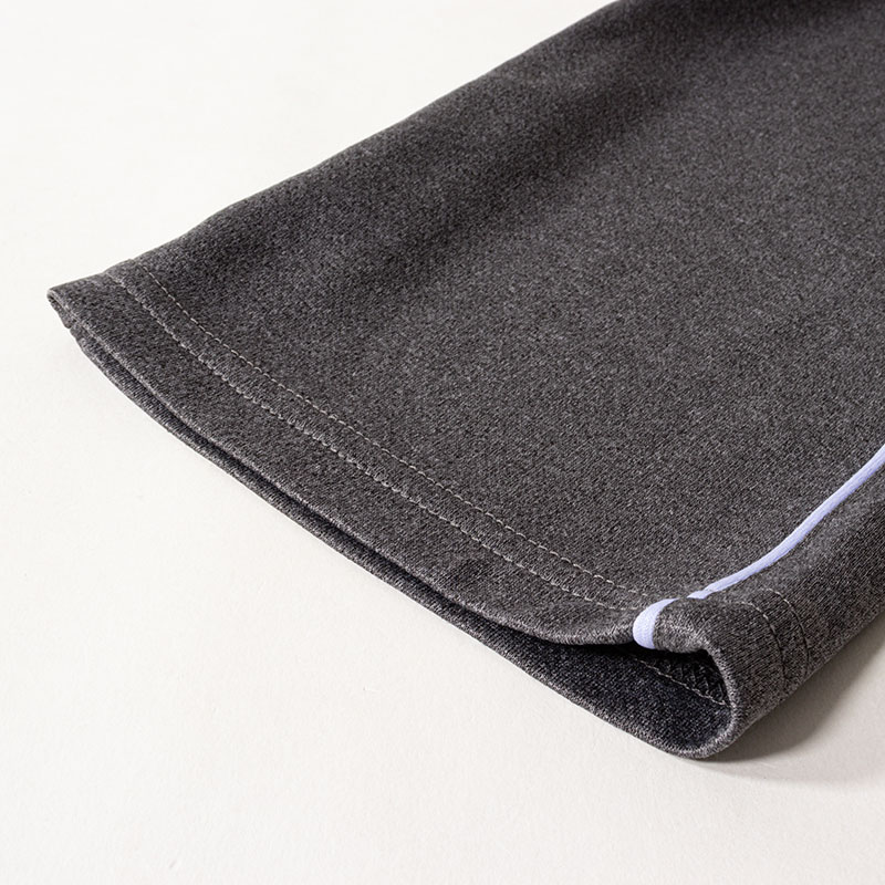 レディース ブリスターロングパンツ 杢チャコール