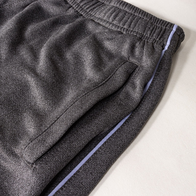 レディース ブリスターロングパンツ 杢チャコール