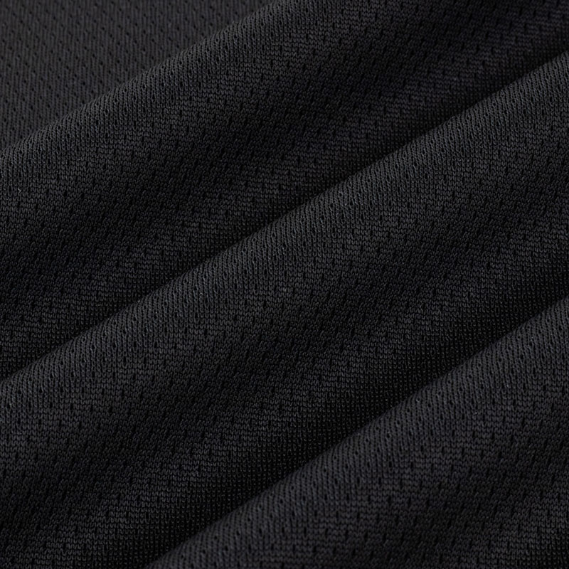 メンズ 涼感インナー 半袖 丸首 ブラック