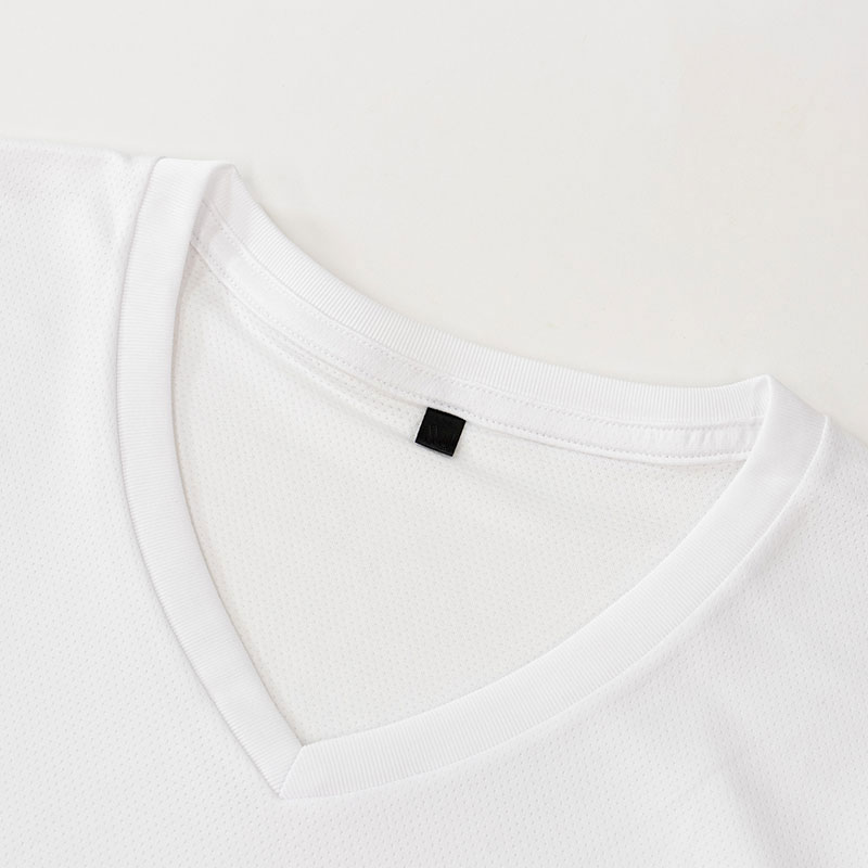 メンズ 涼感インナー 半袖 V首 ホワイト