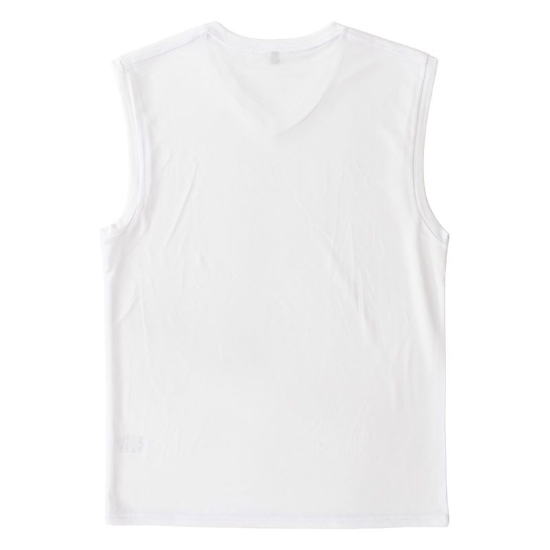 メンズ 涼感インナー V首 サーフ ホワイト