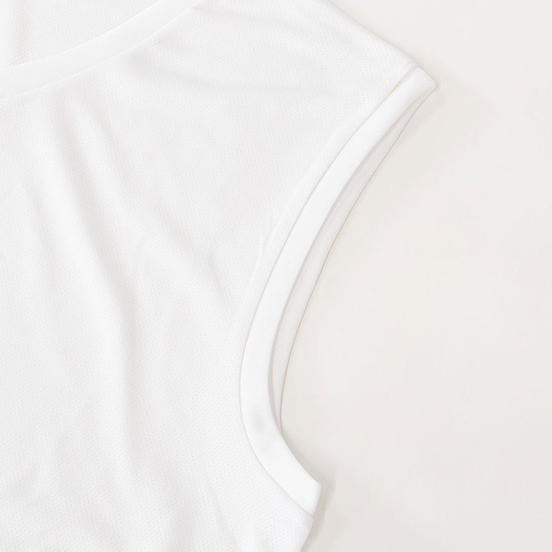 メンズ 涼感インナー V首 サーフ ホワイト