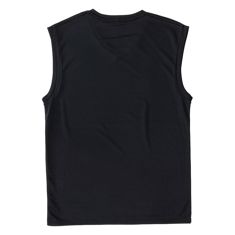 メンズ 涼感インナー V首 サーフ ブラック