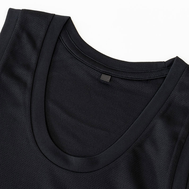 メンズ 涼感インナー タンクトップ ブラック