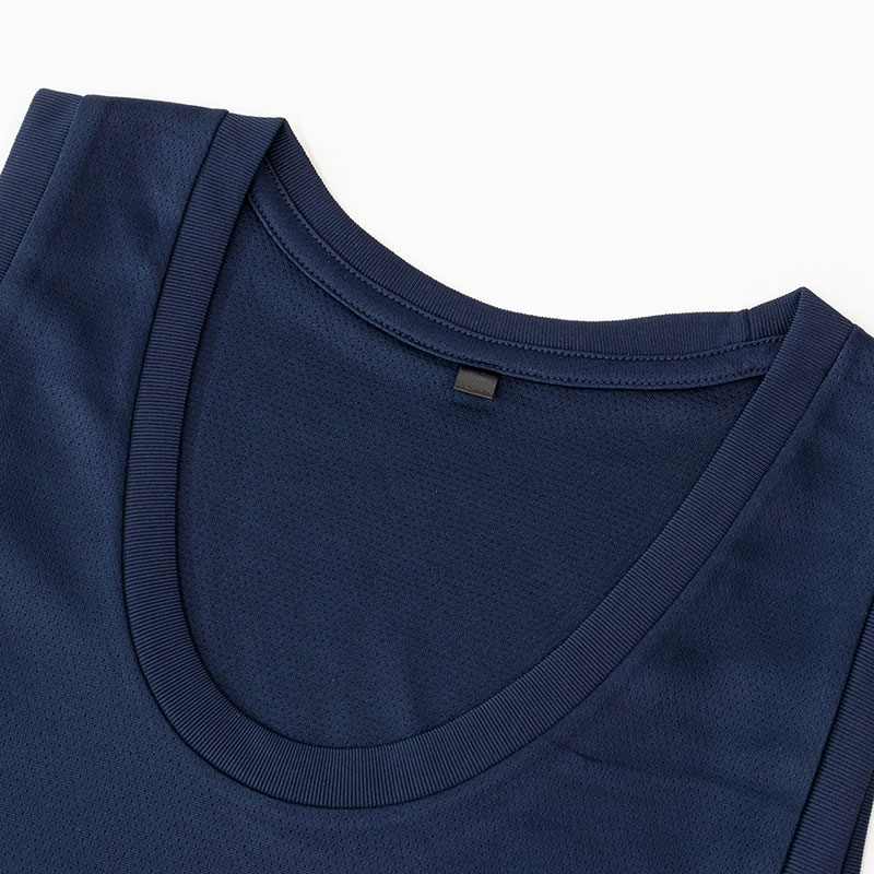 メンズ 涼感インナー タンクトップ ネイビー