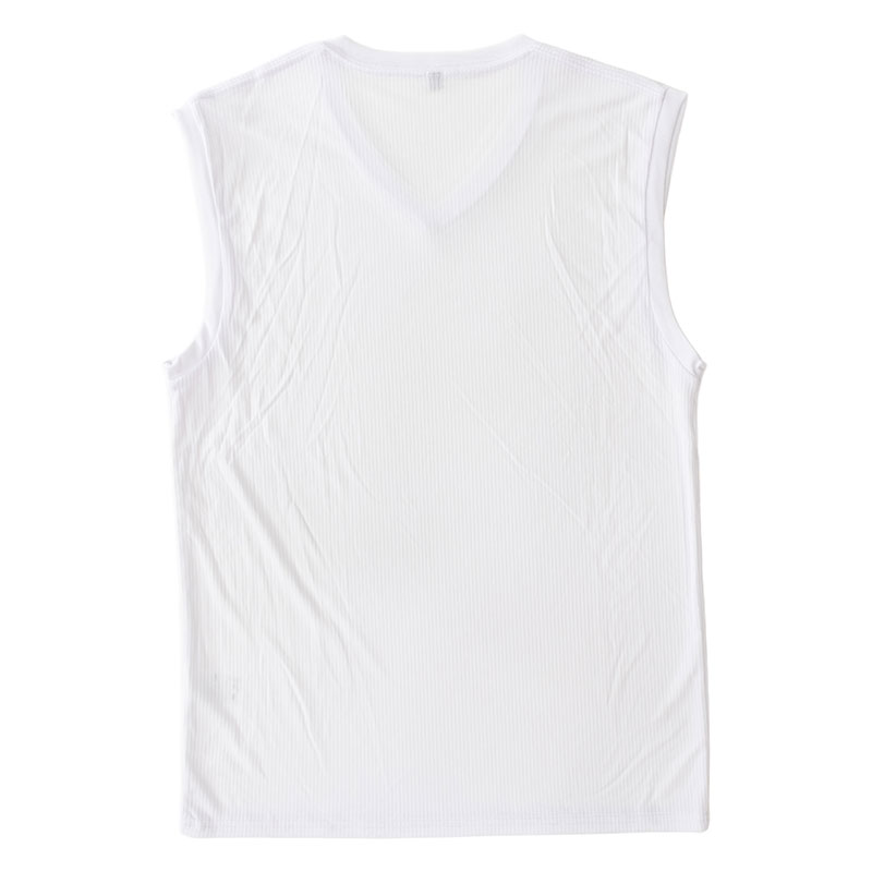 メンズ 涼感インナー V首 サーフ ホワイト