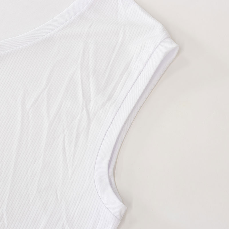 メンズ 涼感インナー V首 サーフ ホワイト