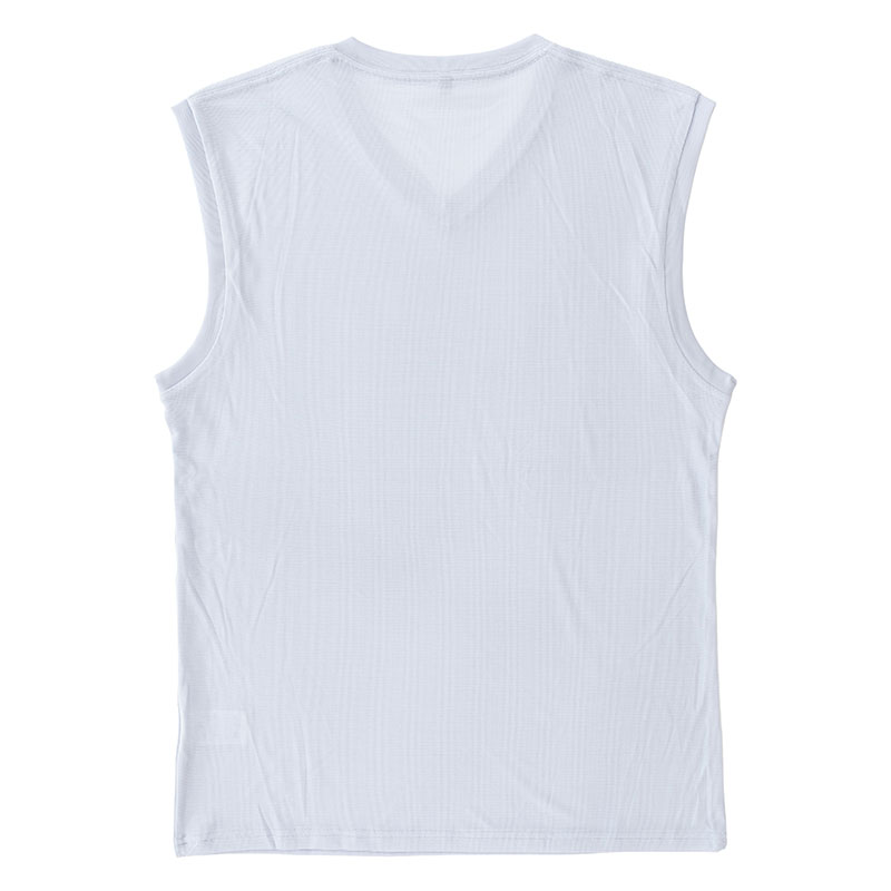 メンズ 涼感インナー サーフ V首 サックス