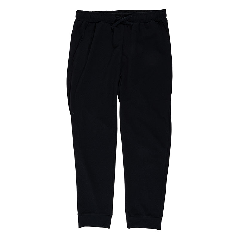 メンズ 梨地 ロングパンツ ブラック