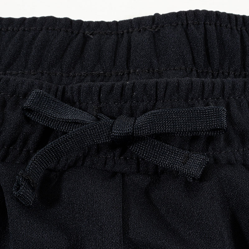 メンズ 梨地 ロングパンツ ブラック