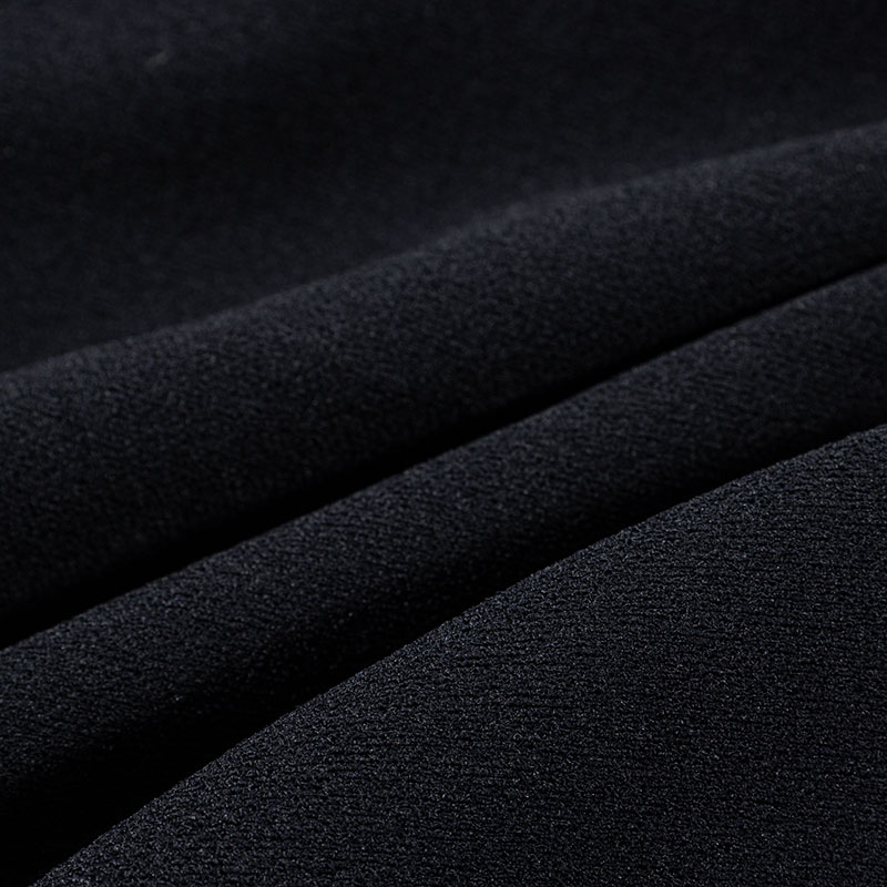 メンズ 梨地 ロングパンツ ブラック