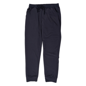 メンズ 梨地 ロングパンツ ネイビー