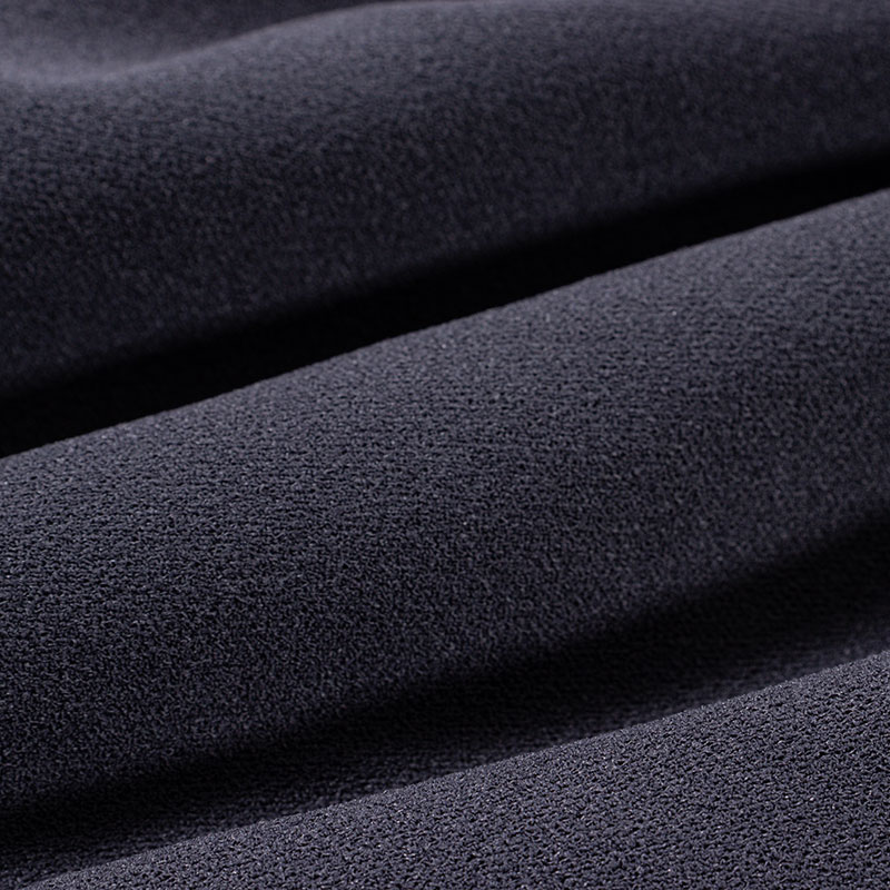 メンズ 梨地 ロングパンツ ネイビー