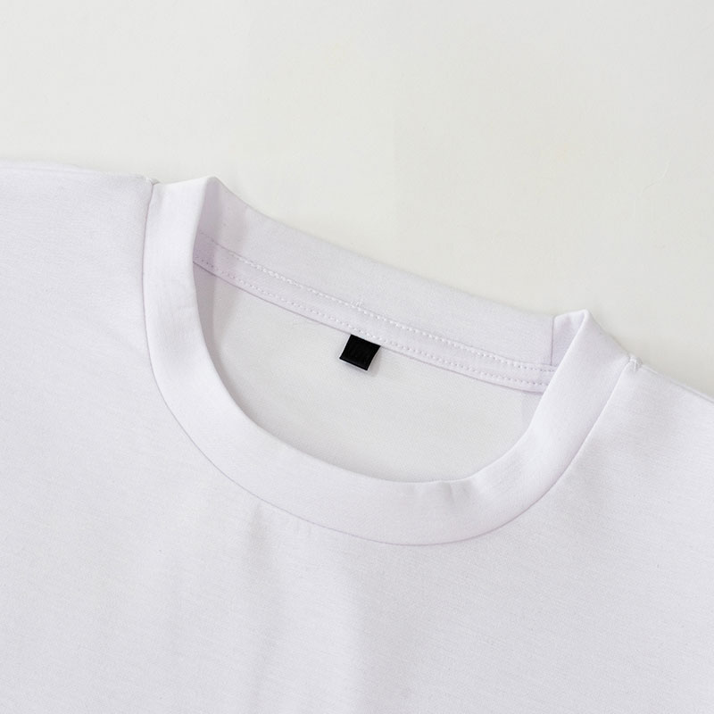 メンズ 冷感 DRY 長袖 Tシャツ ホワイト