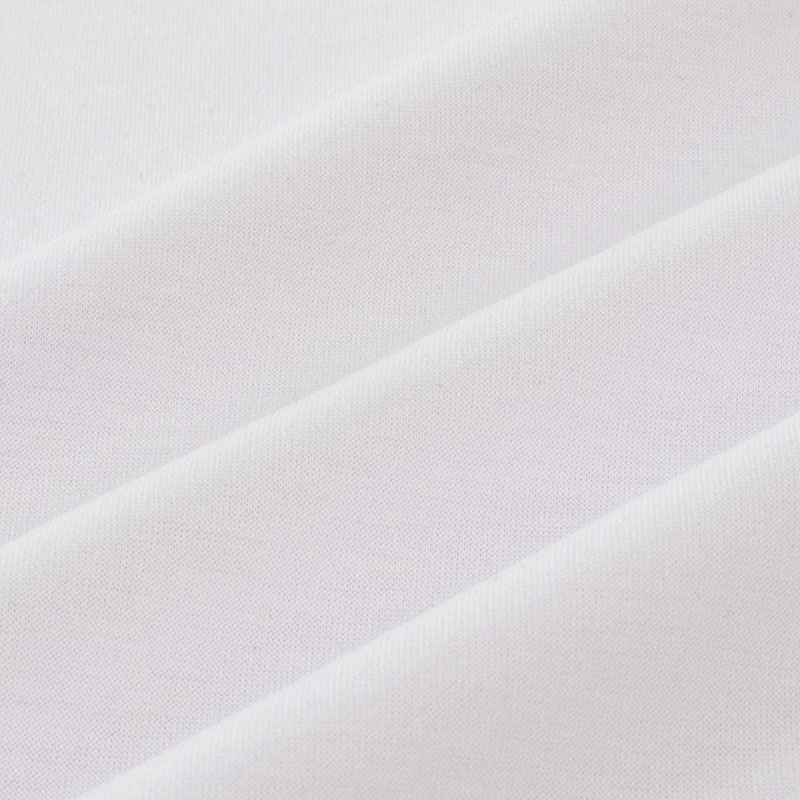 メンズ 冷感 DRY 長袖 Tシャツ ホワイト