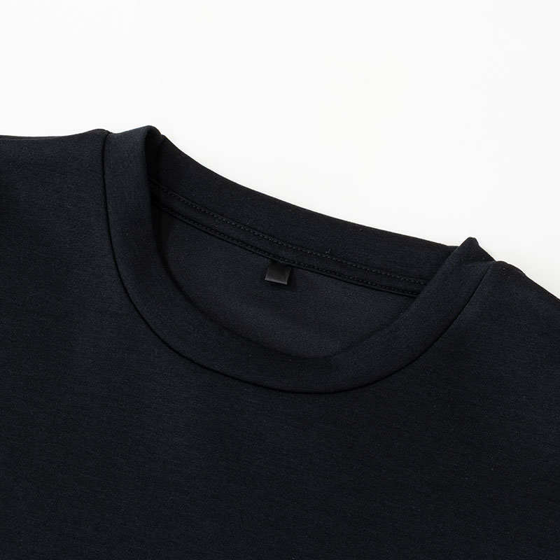 メンズ 冷感 DRY 長袖 Tシャツ ブラック