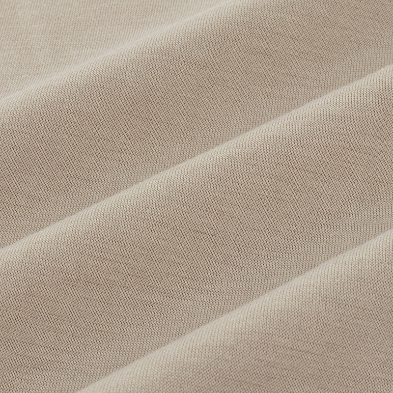 メンズ 冷感 DRY 長袖 Tシャツ ベージュ