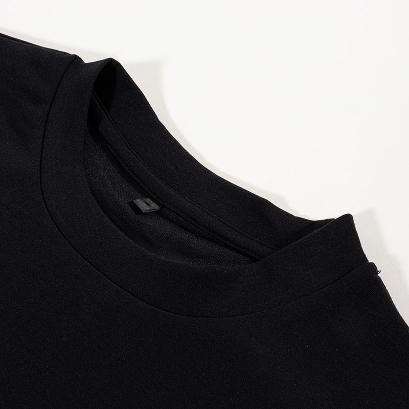 【お取り寄せ商品】メンズ 冷感 DRY 半袖 Tシャツ ブラック