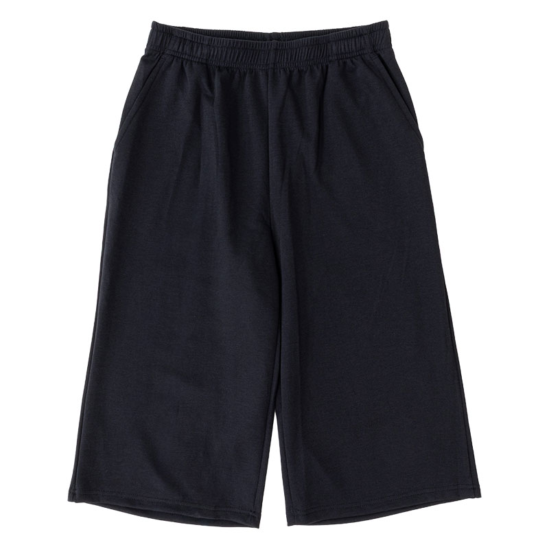 レディース 冷感 DRY ルーム7分パンツ ブラック