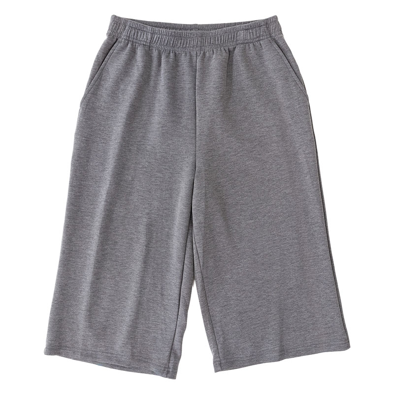 レディース 冷感 DRY ルーム7分パンツ 杢グレー