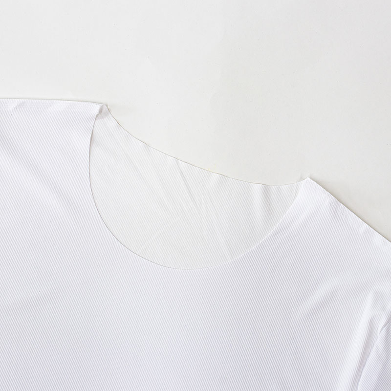 メンズ 冷感 シームレスインナー 半袖 丸首 ホワイト