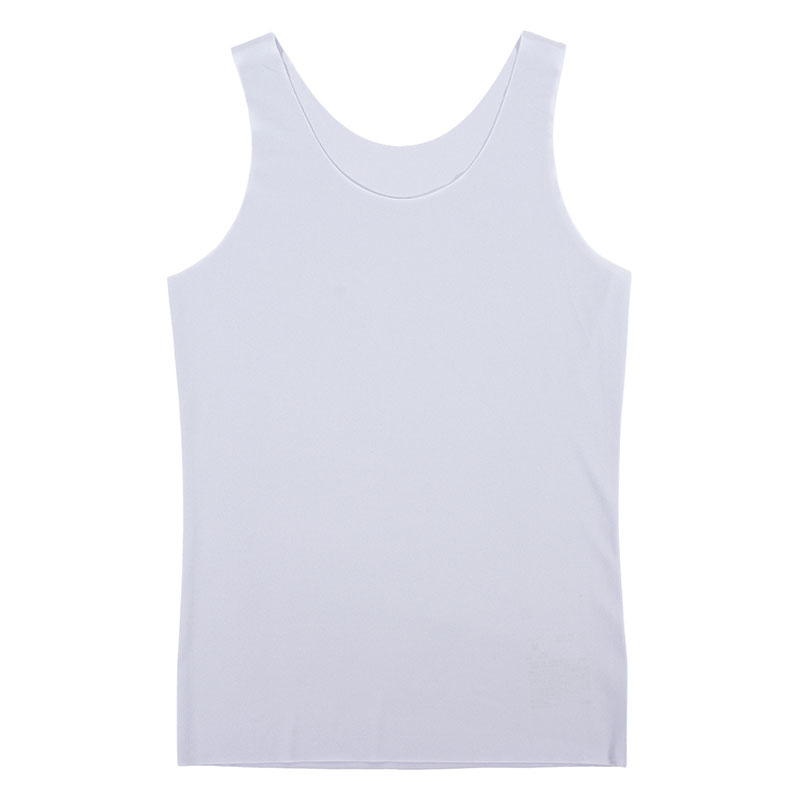 レディース シームレスインナー タンクトップ サックス