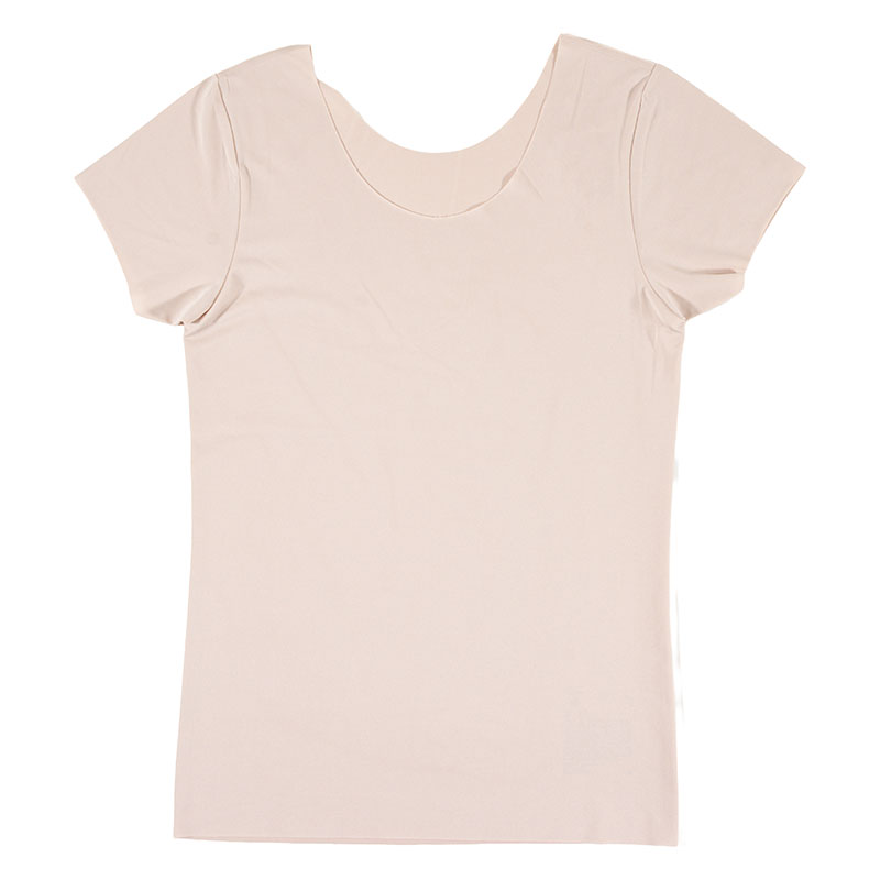 レディース シームレスインナー フレンチ袖 ピンク