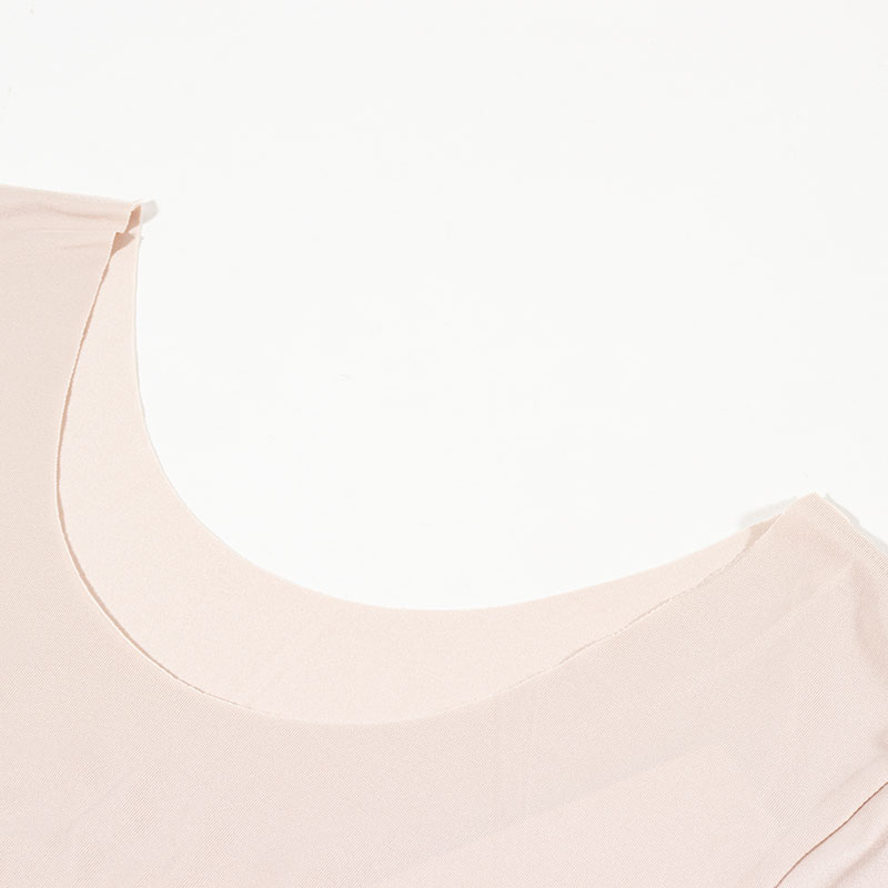 レディース シームレスインナー フレンチ袖 ピンク
