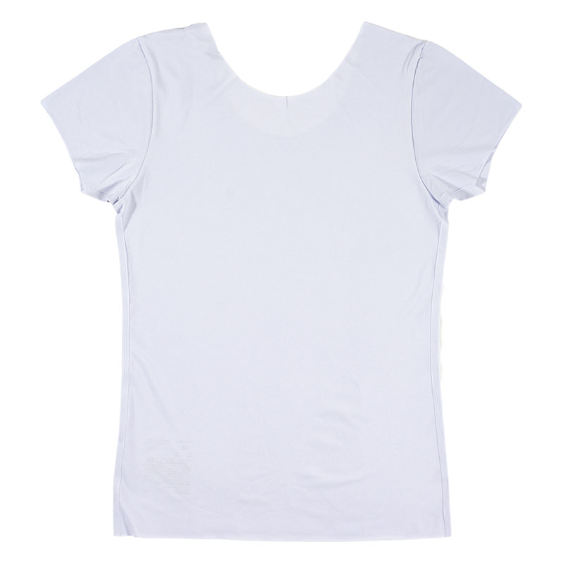 レディース シームレスインナー フレンチ袖 サックス