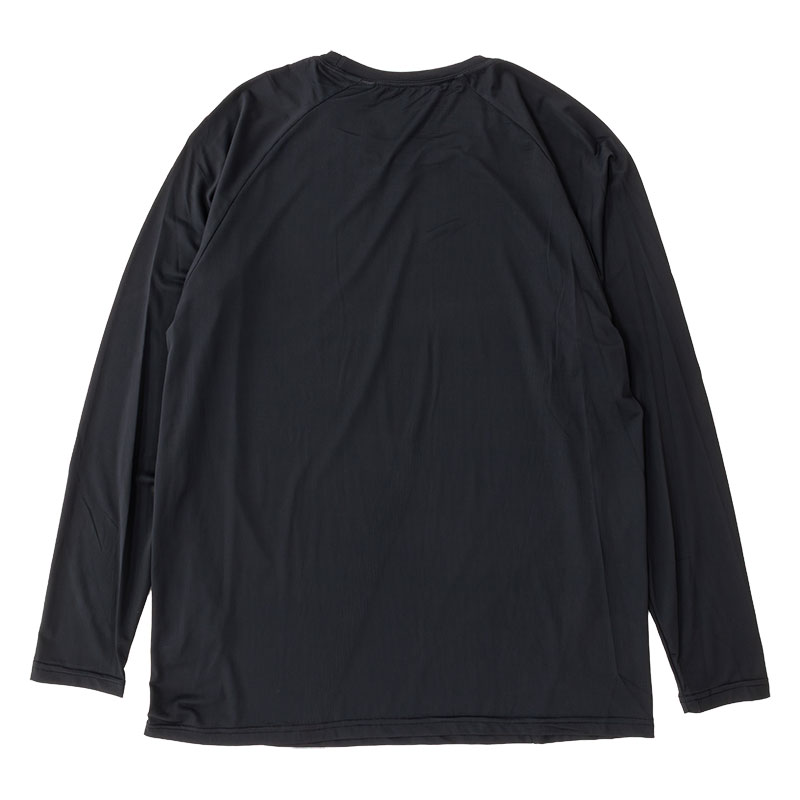 メンズ 冷感 メッシュインナー 長袖 ブラック